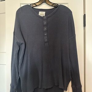 Offline Waffle Knit Henley Top